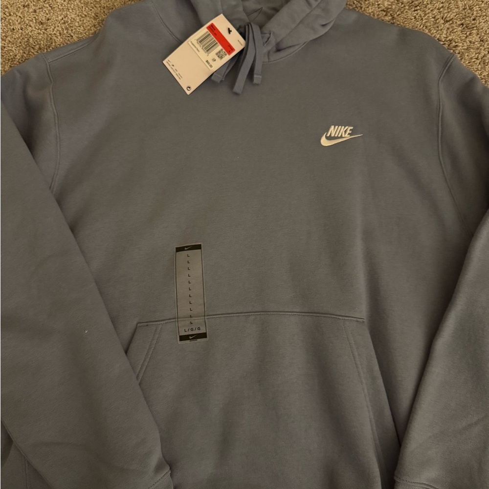 Nike Light Blue Men's Hoodie - Picture 2 of 3